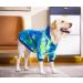 BT Bear Dog Hoodie - Tie-dyed Fleece Pet Sweatshirt for Medium Large Dogs (5XL Blue/Green) - Buy Online on SooperMarket.com