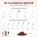 Modelones Cordless Nail Drill 22000RPM Electric Nail File with LED Light for Acrylic Gel Nails Professional Nail Drill Set with Nail Drill Bits & Sanding Bands for Quick Manicure Pedicure Kit 12 - Buy Online on SooperMarket.com