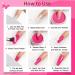 Honey Joy Dip Powder Nail Kit Starter Set - 4 Colors Hot Pink Glitter Dipping Powder Liquid with Base Top Coat Activator - Nail Art Manicure Salon DIY - No LED Lamp Needed - Dip-7pcs-01 - Buy Online on SooperMarket.com