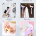 2pcs Silicone Eyeliner Stencils: Winged Tip & Eyebrow Pencil | Reusable & Multifunctional Eye Makeup Tool Kit - Pink - Buy Online on SooperMarket.com