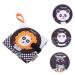 Ibasenice 4-Piece Fabric Book Set | Soft Black & White Learning Toys for Babies & Toddlers | Peach Skin Baby Books - Buy Online on SooperMarket.com