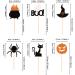 36 Pack Halloween Cupcake Toppers - Witch Hat, Spider, Pumpkin, Ghost, Cat Cupcake Picks - Ideal for Baby Showers, Birthdays, Halloween Parties - Cake Decor Supplies (Pattern 1) - Buy Online on SooperMarket.com