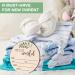 Baby Announcement Sign for Newborn 5.9" Double-Sided Hello World Newborn Name Sign for Hospital Birth Announcement The Perfect Round Wooden Welcome Baby Sign for New Baby Boy Girl Gifts - Buy Online on SooperMarket.com