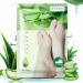 P-Beauty Aloe Vera Foot Mask Socks | 5 Pairs Peeling for Dry Cracked Skin | Moisturizing Foot Care Accessories - Buy Online on SooperMarket.com