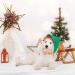 Lionheart Glory Christmas Dog Collar - Adjustable Soft Pink Fly Collars for Small Dogs | XS Gingerbread Man Design - Buy Online on SooperMarket.com