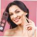 Beavorty 4 Sets Travel Makeup Brushes Cosmetics Supply Girls Eyeshadow Brush Highlights Hair Dye Kit Ladies Suits Professional Makeup Brush Fiber Wool Blush Brush Portable Miss - Buy Online on SooperMarket.com