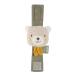 Fehn rassel bracelet baby Fehnnatur toys bear - motor toy gripping area to rattle feel - cuddly toy baby toys with organic cotton - toys for babies and toddlers from 0+ months B r Natur