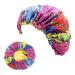 Healeved Hair Shower Cap Kids Satin Bonnet Toddler Hats Hair Cap Bath Hat Shampoo Shower Cap Kids Bathing Cap Satin Cap Double Layer Swimming Cap Miss Bath Visor for Toddlers