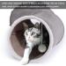 Ownpets 48 Inch S-Shape Collapsible Cat Tunnel with Feather Wand - Interactive Pet Toy for Cats, Kittens, and Small Pets - Buy Online on SooperMarket.com