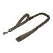 OneTigris Tactical Dog Training Leash Bungee Leash with 2 Control Handle Quick Release Nylon Leads Rope Olive