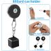 Thinp 2-Piece Billiard Queue Chalk Holder - Recoverable Snooker Chalk Bag - Pool Cue Cover in Black | Shop Internationally - Buy Online on SooperMarket.com