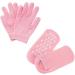 Pinkiou Moisturizing Gel Socks & Gloves for Cracked Hands & Feet - Softening Treatment (Pink) - Buy Online on SooperMarket.com