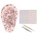Acupuncture-ear seeds ear press seeds acupuncture ear stickers 600 a roll patch silicone ear model telescopic with 17 cm long earpoint probe