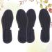 EXCEART 2 Pairs Bamboo Charcoal Odor Control Shoe Insoles - Size 40 Black 24x5cm - Buy Online on SooperMarket.com