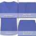 Comfortable and Durable Bahoki Essentials Scrub Set - Ideal for Nurses - Ceil Blue X-Small - Buy Online on SooperMarket.com