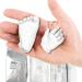 BabyRice Large Hand and Foot Casting Kit with Metallic Paint (White) - Perfect for Baby Keepsakes - Buy Online on SooperMarket.com