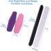 8 Pc Nail File and Buffer Set - 100/180 Grit for Acrylic Nails, Fingernail Buffing Blocks - Professional Manicure Kit Supplies - Buy Online on SooperMarket.com