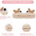 WLLHYF Face Wash Headband Facial Makeup Hairband Elastic Spa Headband Cute Coral Fleece Crab Hair Band Cartoon Creative Head Wraps Cute Christmas Hair Accessories for Women Girls Skincare Sports Khaki - Buy Online on SooperMarket.com