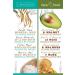 7th Heaven Face Food Dead Sea Mineral/Avocado Oil & Walnut Exfoliating 2x6ml Off White