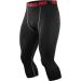 NELEUS Men's Dry Fit Compression Pants Workout Running Leggings 3X-Large Capris: Black(grey Stripe) 3 Pack - Buy Online on SooperMarket.com