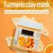 Turmeric Vitamin C Clay Face Mask Turmeric Clay Mask Turmeric Face Mask for Dark Spots Mud Mask Deep Cleansing Face Mask Skin Care Improve Blackheads Acne Dark Spots and Even Out Skin Tone 120g - Buy Online on SooperMarket.com