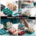 OSALADI 2pcs Egg Storage Practical Egg Tray Refrigerator Egg Holder Kitchen Egg Tray Household Storage Box Blue 14.5X9.5X3.2CM - Buy Online on SooperMarket.com