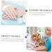 FRCOLOR 20pcs Nail Case Finger Nail Soakers Nail Paint Protector Polish Remover Wraps Nail Polish Soak off Nail Varnish Tip Nail Polish Protector Gelt Spar Varnish Plastic Manicure Barrier - Buy Online on SooperMarket.com