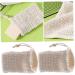 BELLIFFY 6pcs Soap Bag Bar Soap Exfoliating Soap Saver Soap Accessory Bubble Net Soap Net Cotton Linen Beige - Buy Online on SooperMarket.com