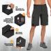 Cycorld Men's Short Trousers | Quick Drying Stretch Cargo Shorts | 6-Pocket Hiking & Trekking Bermuda Pants - Black - Buy Online on SooperMarket.com