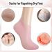 Zuimei 3 Pairs Silicone Moisturizing Socks Silicone Pedicure Socks Moisturizing Foot Mask Exfoliating Silicone Socks Anti-Slip Silicone Socks for Repairing Cracked Heel Dry Feet - Buy Online on SooperMarket.com