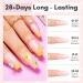 Makartt Poly Nail Gel 50ML Gel Builder for Nails Light Nude Pink Gel Nail Extension Nail Strengthener Hard Gel Color Gel Nail Art Design Multifunctional for Home DIY Salon -Peach - Buy Online on SooperMarket.com