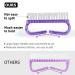 Handle Grip Nail Brush - Fingernail and Toe Cleaning Brushes for Men and Women - 6 Pack (Multicolor) - Buy Online on SooperMarket.com
