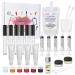 Cilrofelr DIY Lip Gloss Making Kit  45 Pcs DIY Lip Gloss Set  Fun Makeup Kits for Girls to Create 10 Moisturizing and Shiny Lip Gloss