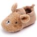 Exemaba Baby Winter Warm Shoes Infant Toddler Anti Slip Warm Fleece Booties for Girls Boys Z1 9-12 Months Z1 Coffee