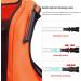 OMOUBOI Inflatable Snorkel Vest for Adults | Lightweight Buoyancy Aid for Swimming, Snorkeling, and Diving | Adjustable Leg Straps | Orange | 90-220 lbs - Buy Online on SooperMarket.com