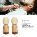 Buy 2-Piece Wooden Handle Shaving Brush Set | Mini Professional Synthetic Shaving Brushes for Men | International Shipping Available - Buy Online on SooperMarket.com