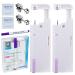 Firstomato 2PCS Disposable Ear Piercing Kit Ear Piercing Gun Self Use Ear Piercings Kit Cartilage Piercing Gun with Hypoallergenic Earrings(3mm Ball,Silver) 3.0mm Ball,Silver