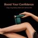 BoSidin Pro Permanent Hair Removal Device - Precision for Facial Peach Fuzz, Underarms, Bikini Line, and Legs (Green) - Buy Online on SooperMarket.com