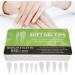 Long Clear Fake Nails Set Ultra Thin Breathable ABS Material Suitable for Acrylic Nails Dip Powder and Gel Polish 550 Pieces for Nail Salon Home DIY Weddings Halloween - Buy Online on SooperMarket.com