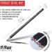 Galart Supplies Charcoal Drawing Set - 12 Piece Pre-Sharpened Pencils for Artists and Beginners | Soft, Medium, Hard, and White Charcoal Pencils for Drawing, Shading, and Sketching with Organizer Tray - Buy Online on SooperMarket.com
