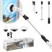 GOFOIT Spin Scrubber  360-degree Cordless Electric Rotary Scrubber  Power Scrubber with Long Handle and Cordless  Shower  Tub and Tile Scrubber  Equipped with 3 Multi-Purpose Cleaning Brush Heads