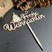 Merry Christmas Wooden Cake Topper - Premium Cake Decoration for Holiday Celebrations - Buy Online on SooperMarket.com
