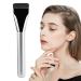 Ultra Thin Makeup Brush for Face | New Flat Light Concealer Brush Foundation Makeup Brush Flat Blush Brush for Face Liquid Foundation Brush Face Makeup Tool Aluminum tube wooden handle