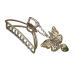 TANG SONG 4PCS Metal Hair Claw Clips with Butterfly and Heart Pendant | Hair Catch Barrette Jaw Clamp for Women | Half Bun Hairpins Set(Silver+Gold+Rose Gold+Black) - Buy Online on SooperMarket.com