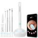 Wireless Earwax Otoscope with Charging Station and 14 Ear Wax Removal Cleaning Tools  3-level Brightness Adjustable LEDs and 3 Million Pixel High-definition Camera for IOS & Android Smart Phones or iPads