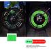 72-Piece Bike Spoke Reflectors Set | 360 Visibility | Easy Assembly Green Bike Accessories - Buy Online on SooperMarket.com