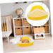 ORFOFE Box Pet Potty Urinal Rabbit Toilet Bedding for Rabbits Pet Pee Bedding for Guinea Pigs White Abs 24.5X18.5cm White - Buy Online on SooperMarket.com