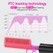 DAN Technology Mini Hot Comb | Dual Voltage Hair Straightener with Fast Heating | Ceramic Electric Straightening Comb for Black Hair | Rose Red - Buy Online on SooperMarket.com