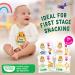 Baby Bellies Organic Apple & Cinnamon Puffs Baby Snack - Pack of 6 Individual Snack Packs - Buy Online on SooperMarket.com
