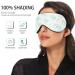Haskirky Light Blocking Eye Mask | Adjustable for Men and Women | Perfect for Travel, Yoga, Meditation | Deep Sleep | Comfortable and Breathable | Goodies Green Hearts Blue - Buy Online on SooperMarket.com